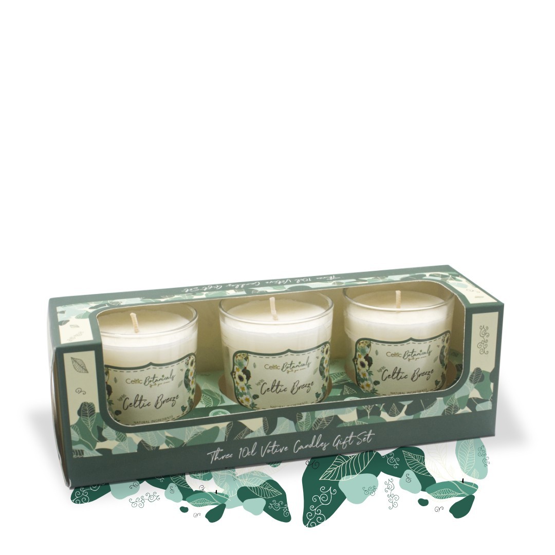 Celtic Breeze Votive Trio