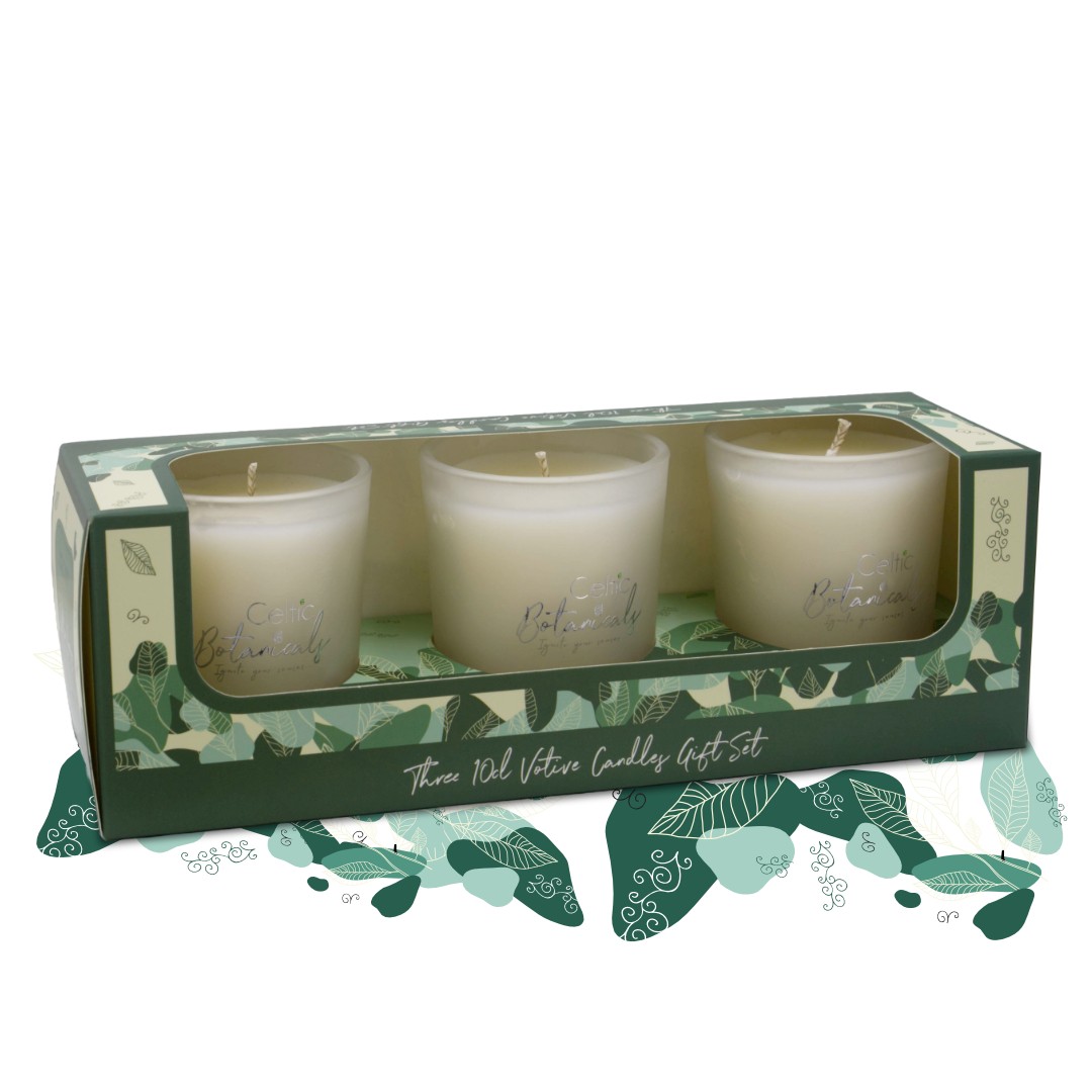 Celtic Breeze Votive Trio