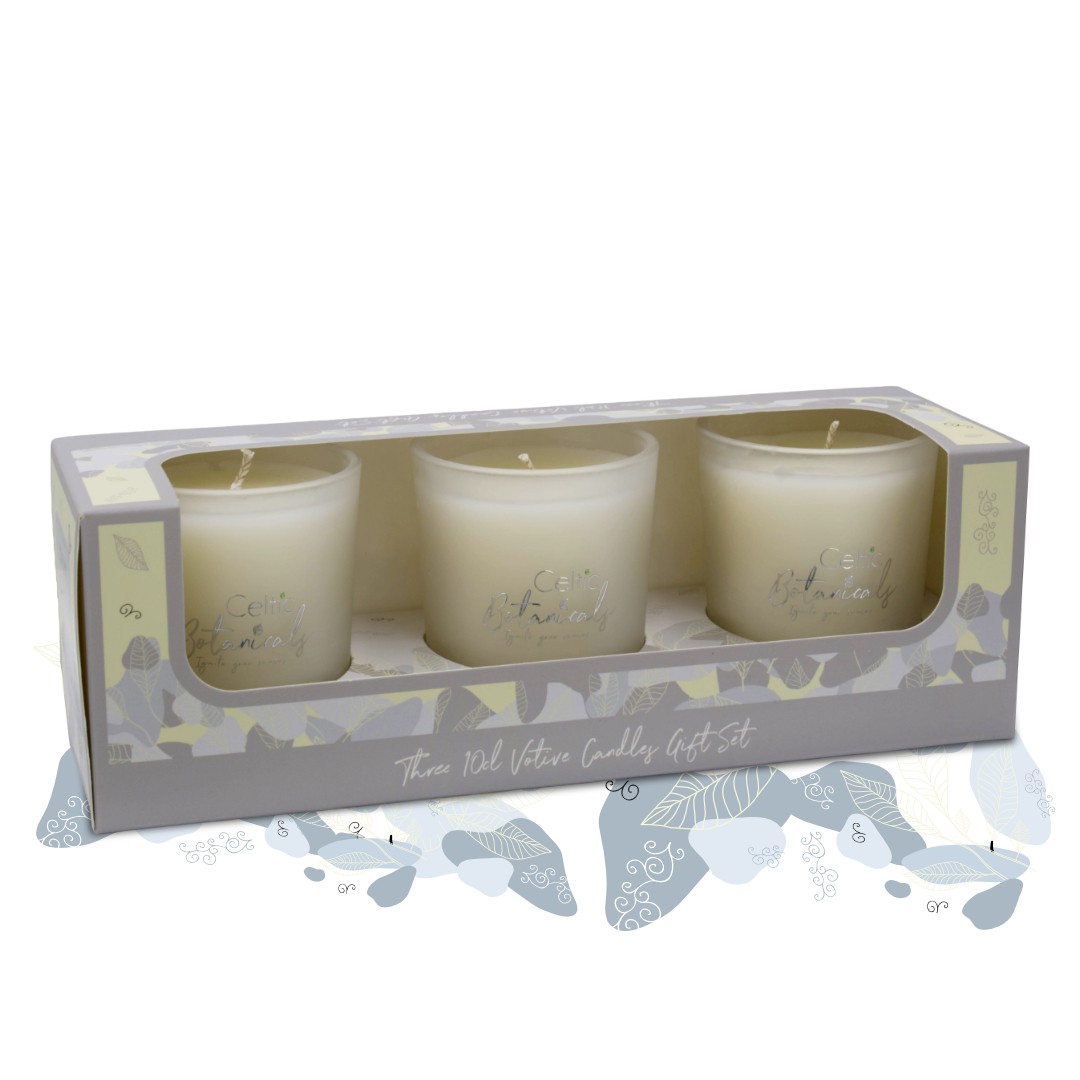 Fresh Cotton Votive Trio