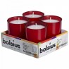 Bolsius relights tray 4 red