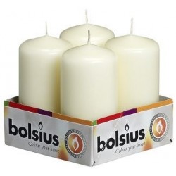 Pillar Candles (100mm x 50mm) 10 Trays of 4 – Ivory