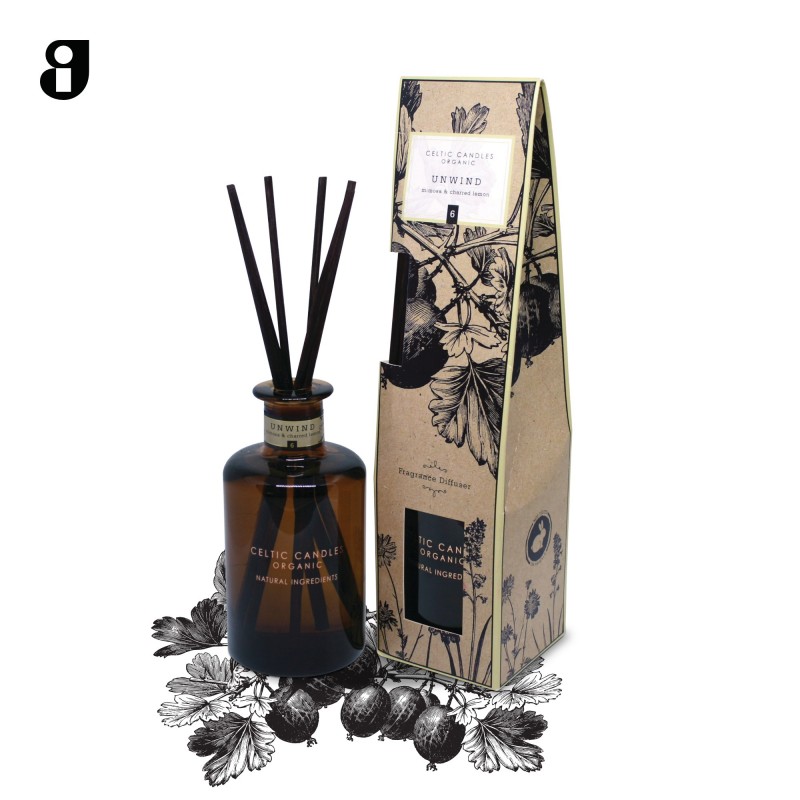 Celtic Candles - Organic Range 200ml Diffuser in Ireland and the UK